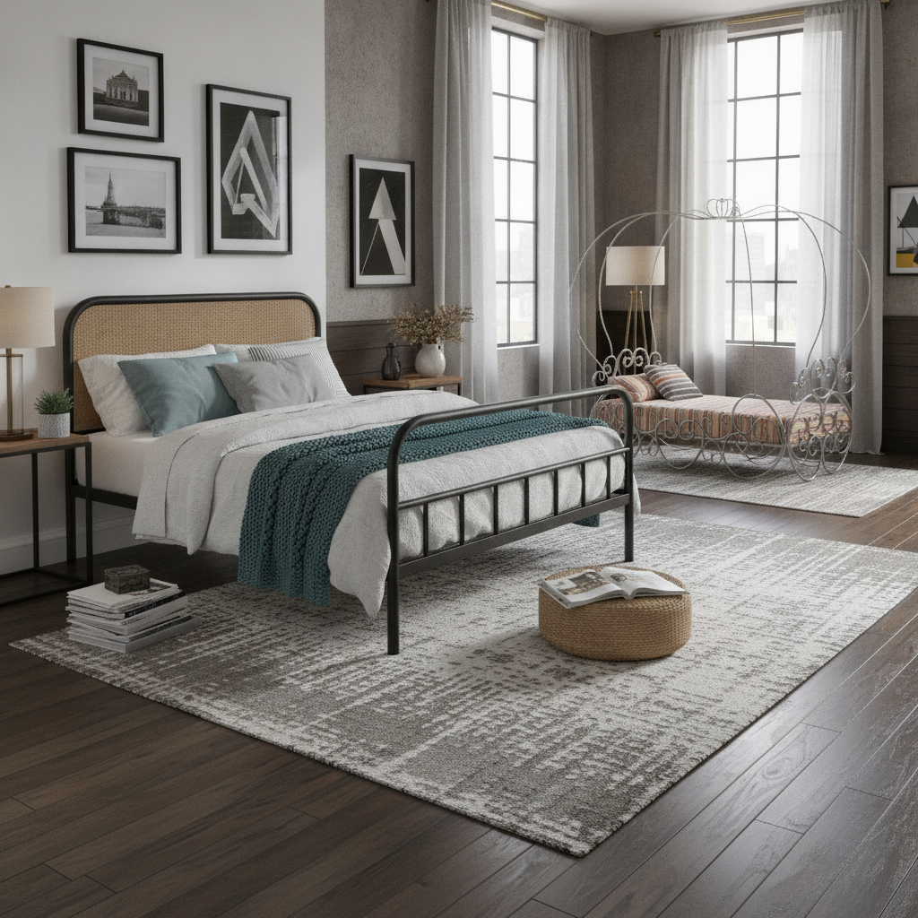 The Industrial Bedroom Edit