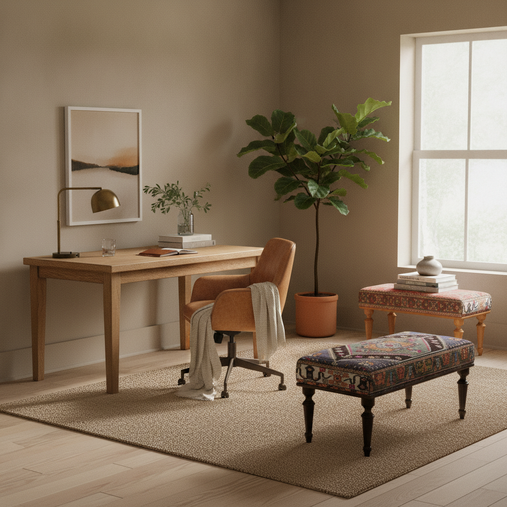 How to Build a Boho Office