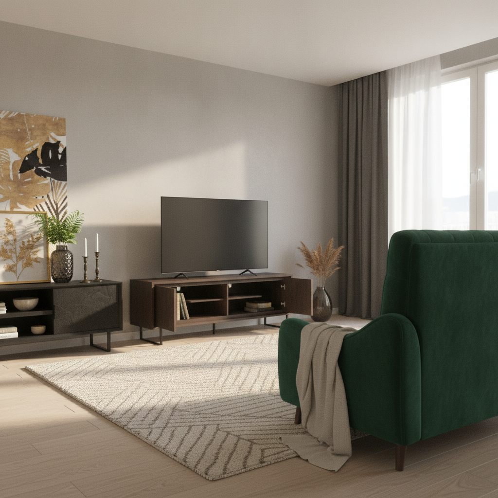 Modern Living Room, Piece by Piece