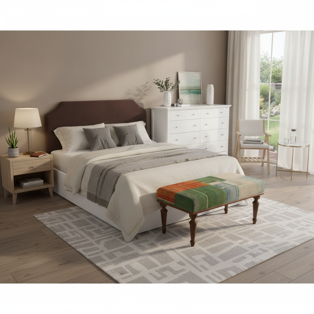AI-generated scene for Modern Bedroom