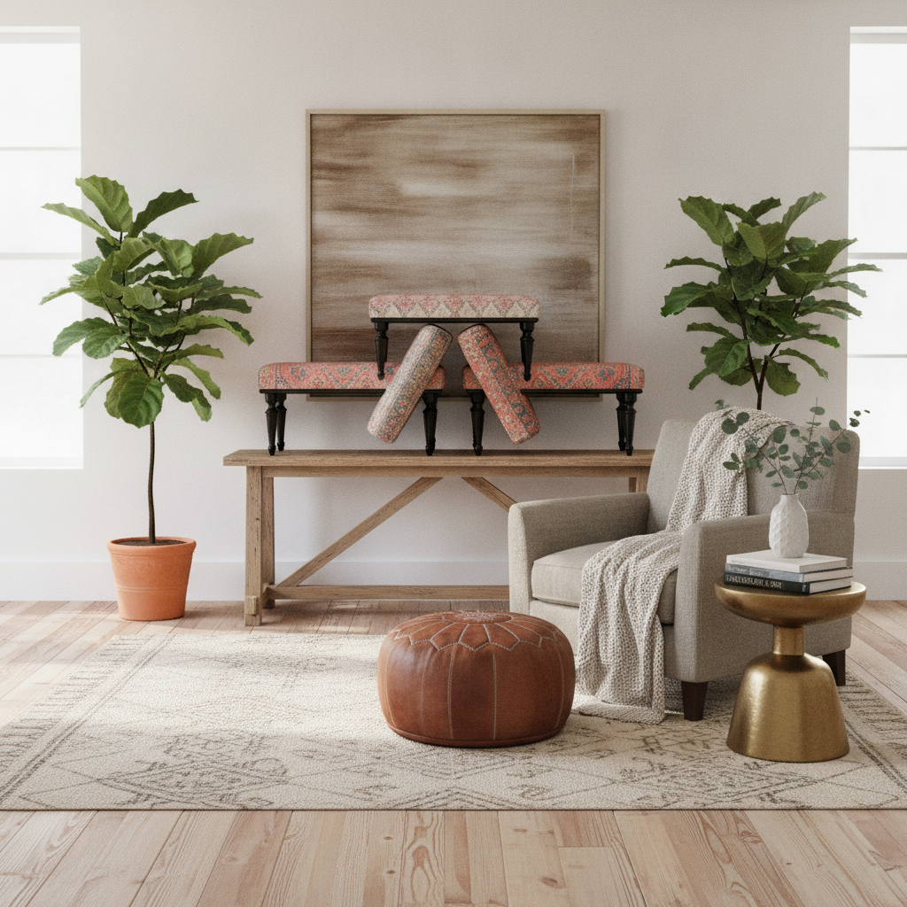 One Room, Done Right: Boho Office
