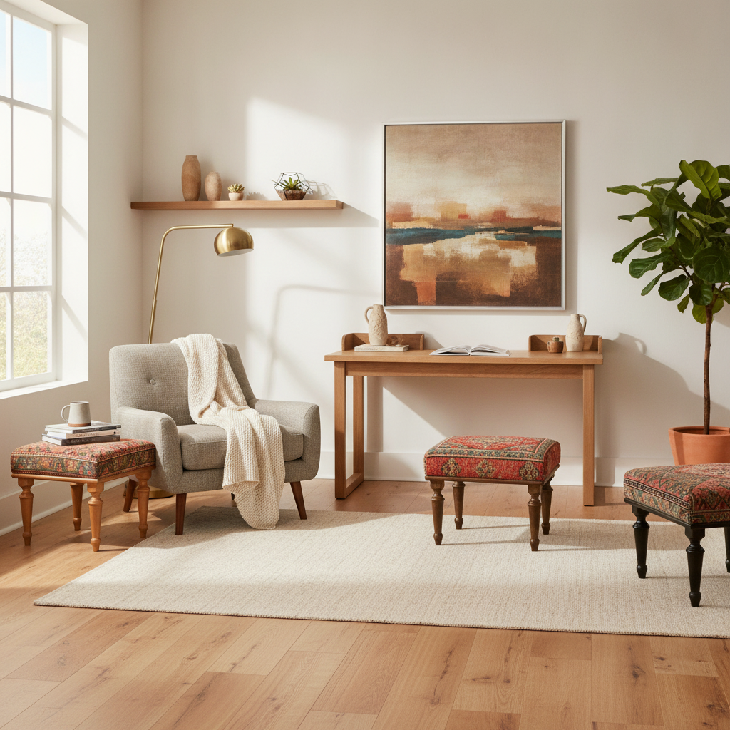 One Room, Done Right: Boho Office