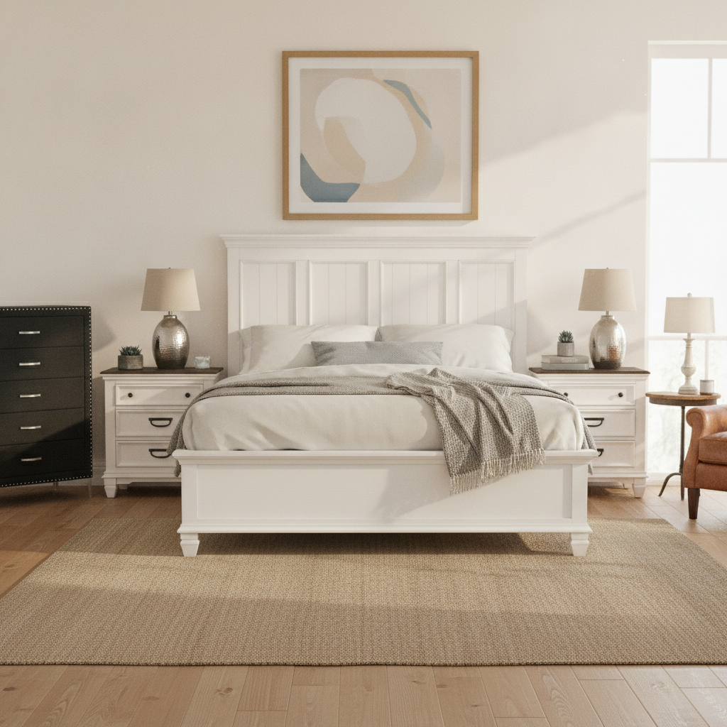 AI-generated scene for Traditional Bedroom