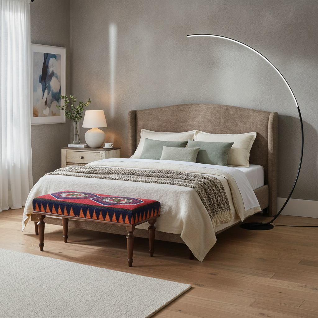 AI-generated scene for Modern Bedroom