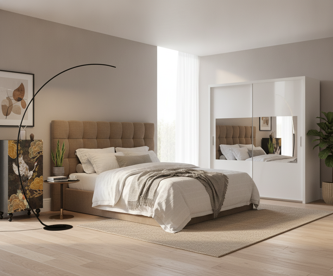 AI-generated scene for Modern Bedroom