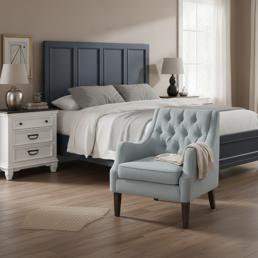 AI-generated scene for Traditional Bedroom