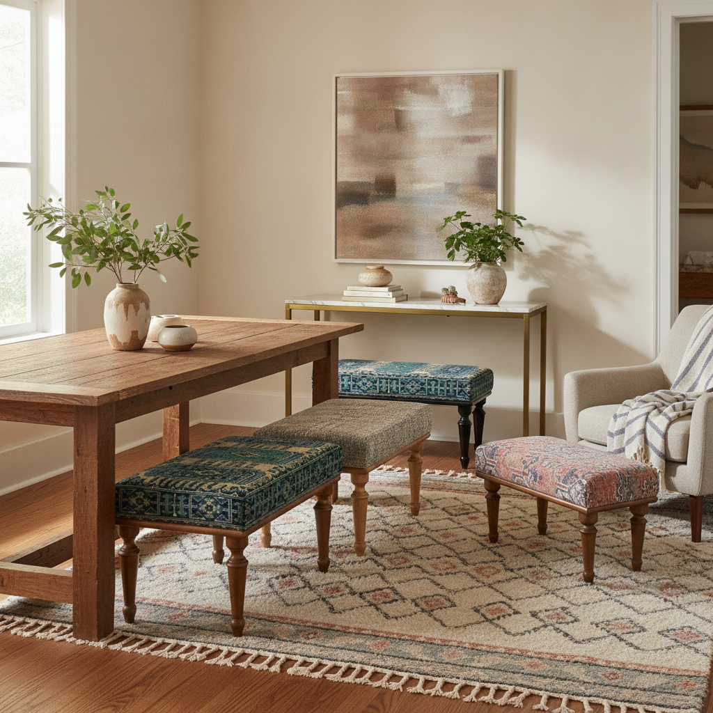 AI-generated scene for Boho Dining