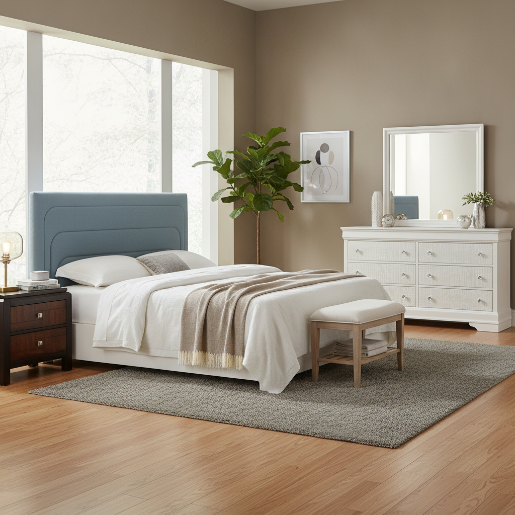 AI-generated scene for Modern Bedroom