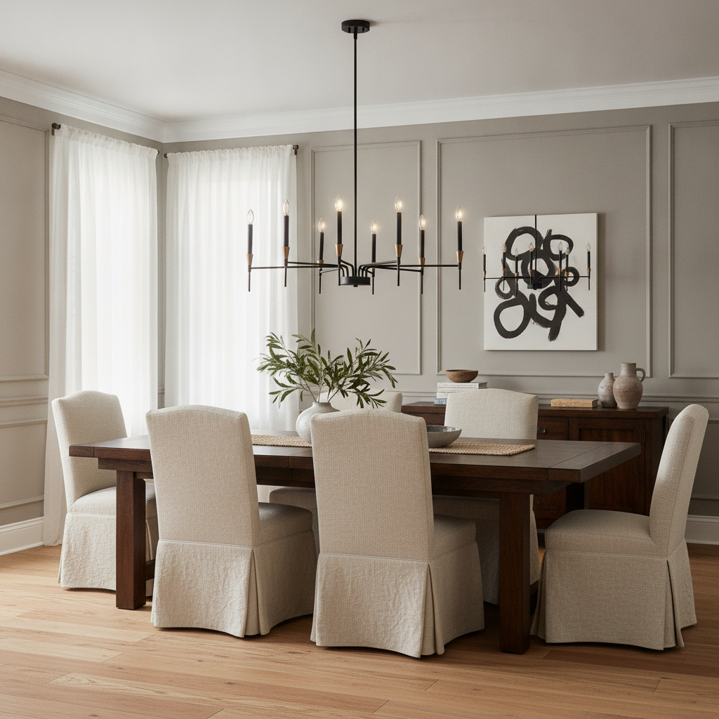 AI-generated scene for Traditional Dining
