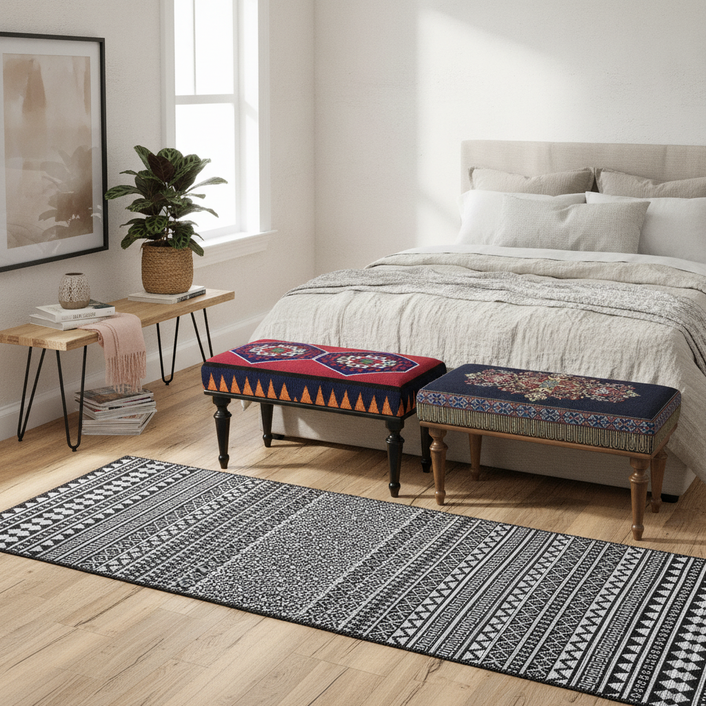AI-generated scene for Boho Bedroom
