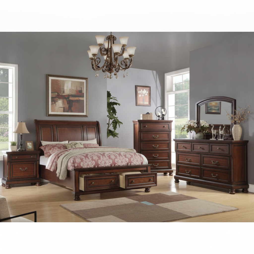 AI-generated scene for Modern Bedroom