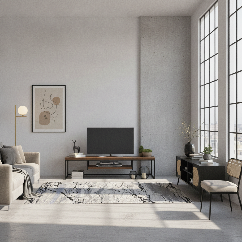 Industrial Living Room, Piece by Piece