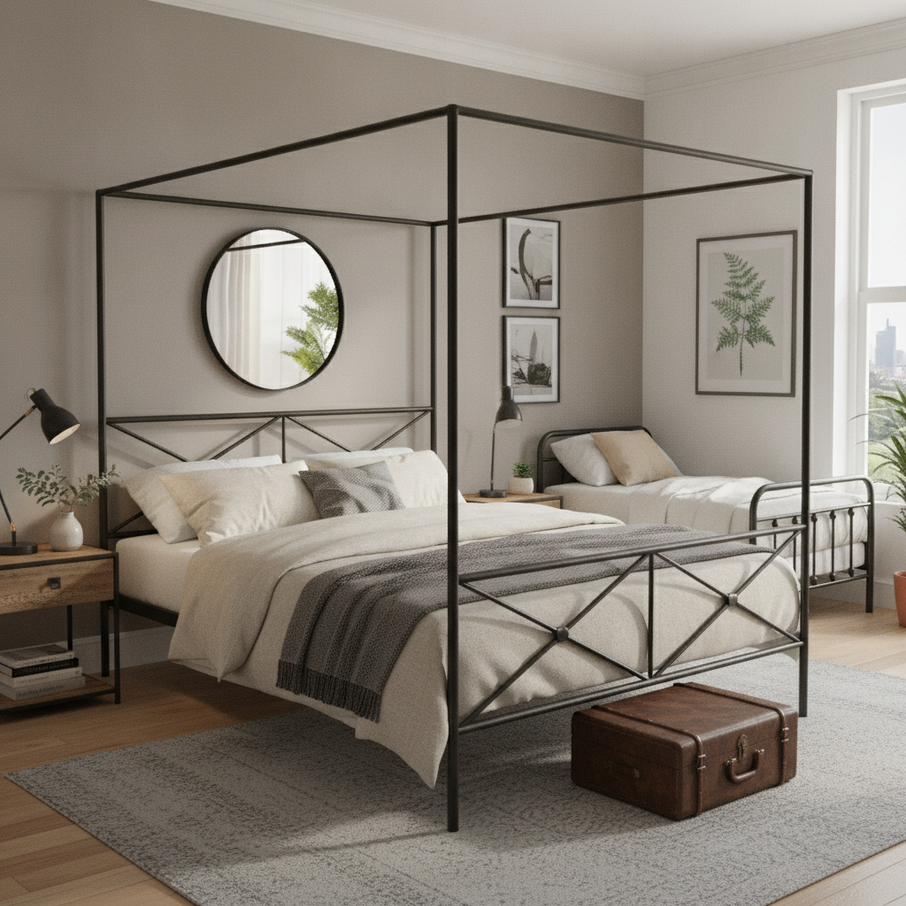 Industrial Bedroom, Piece by Piece