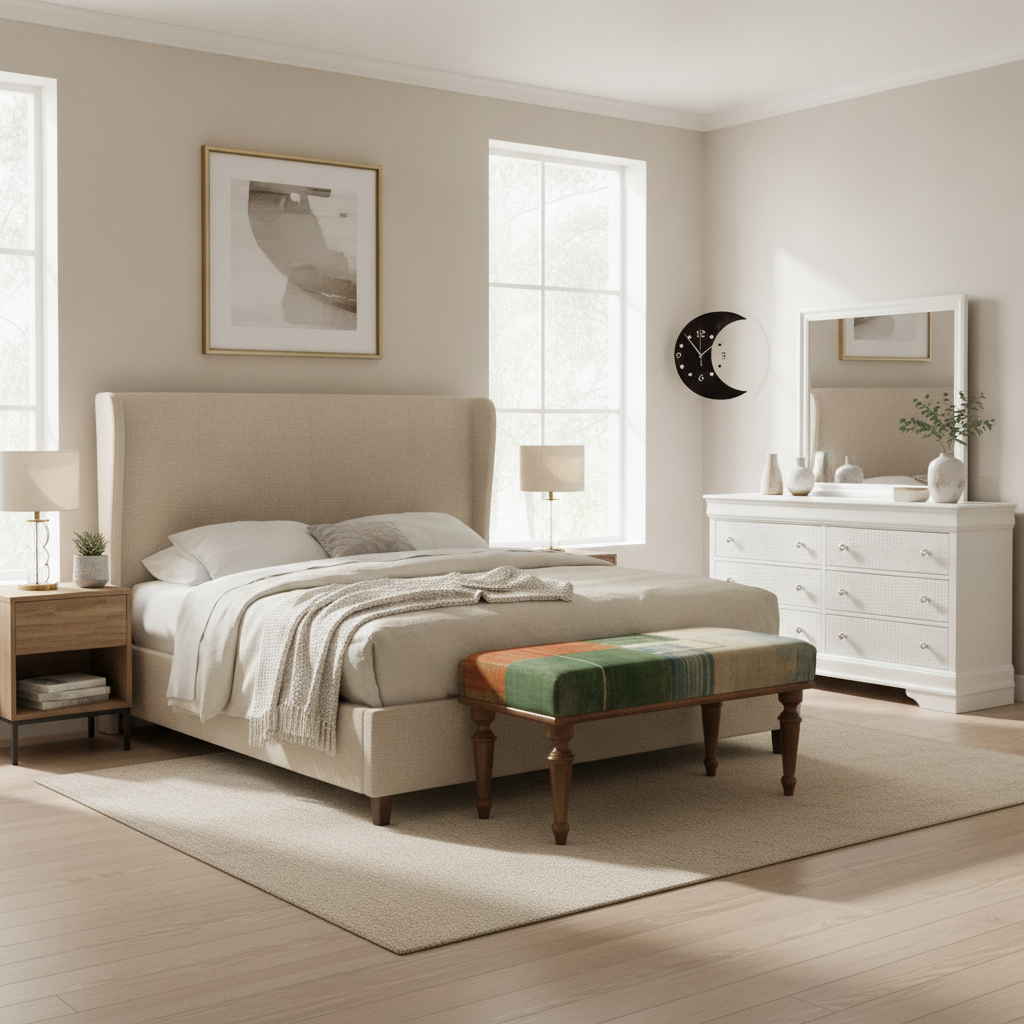AI-generated scene for Modern Bedroom
