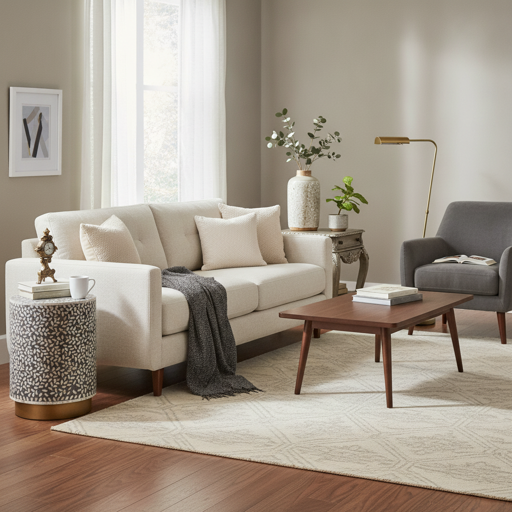 Mid Century Living Room, Piece by Piece