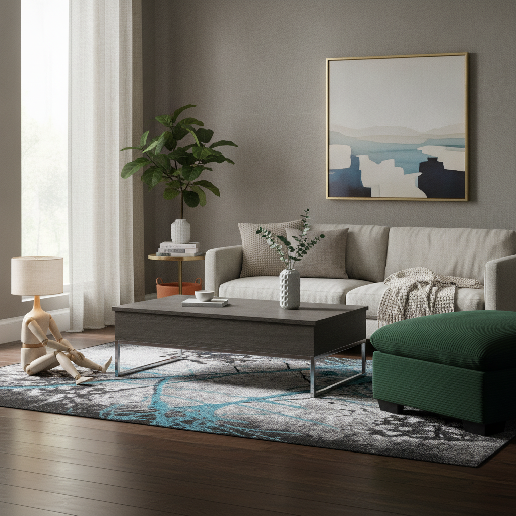 Modern Living Room, Piece by Piece