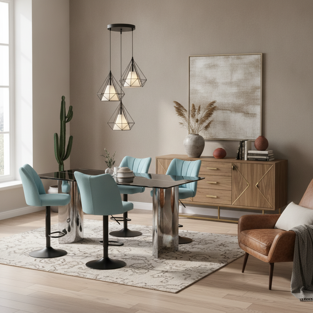 AI-generated scene for Industrial Dining