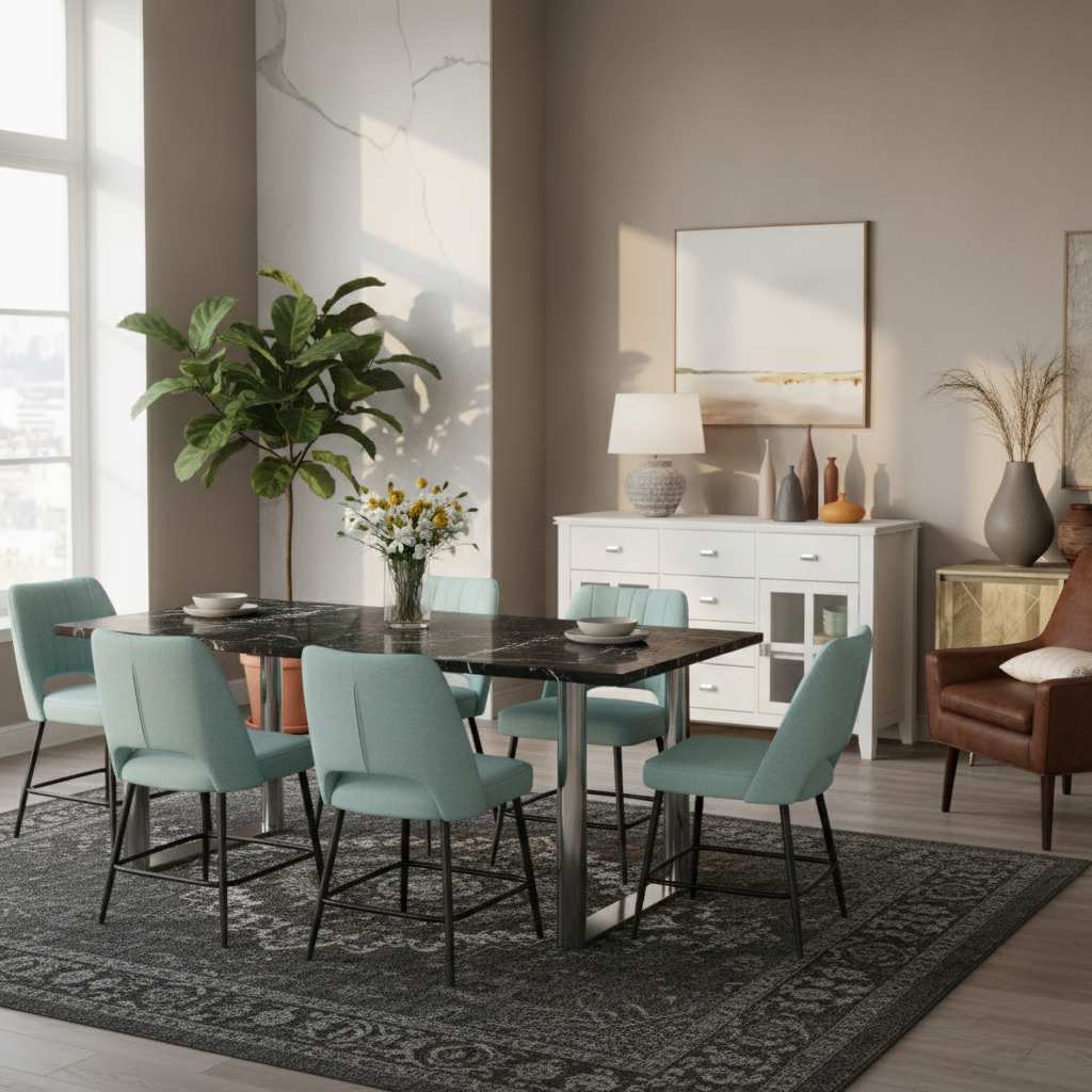 AI-generated scene for Industrial Dining