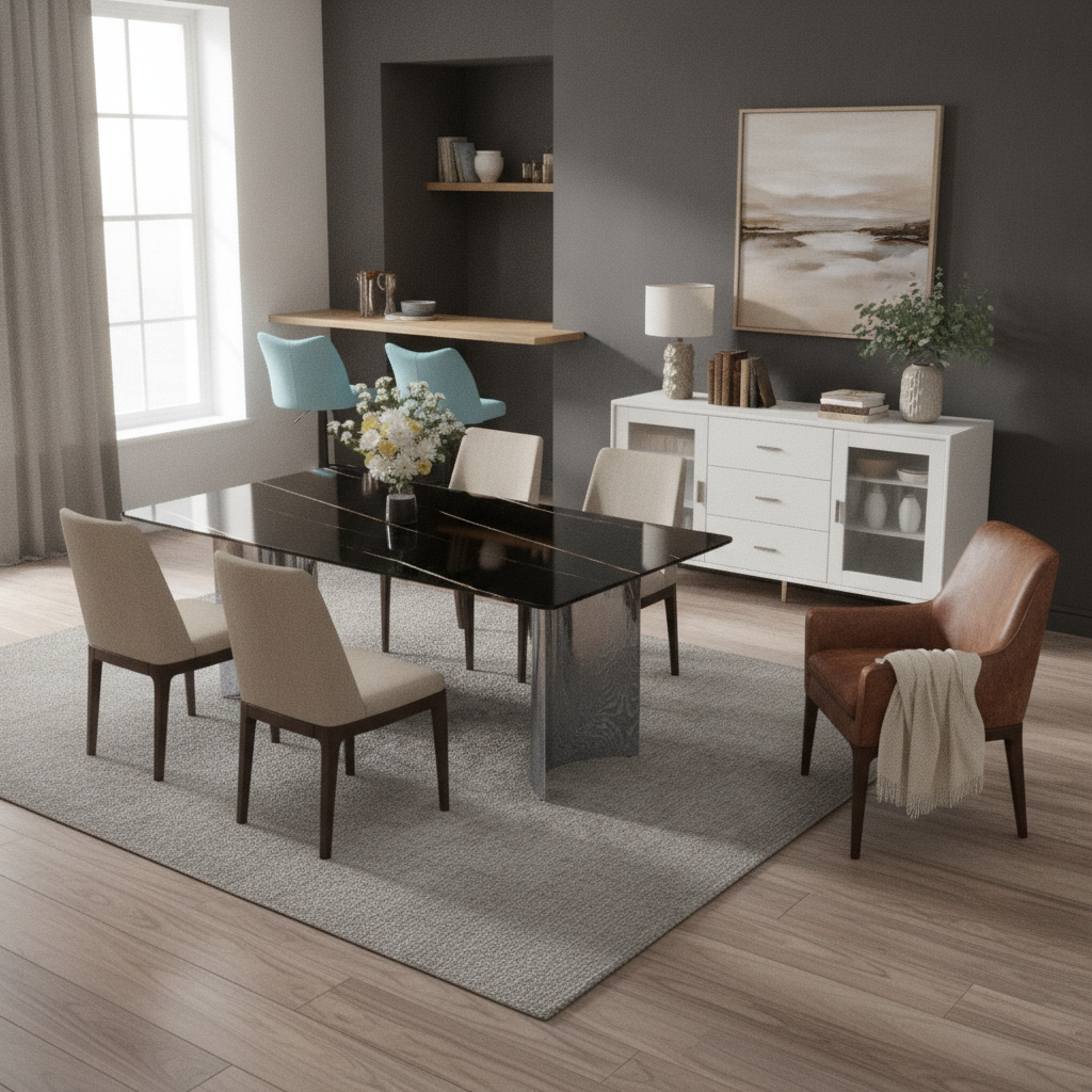 AI-generated scene for Industrial Dining
