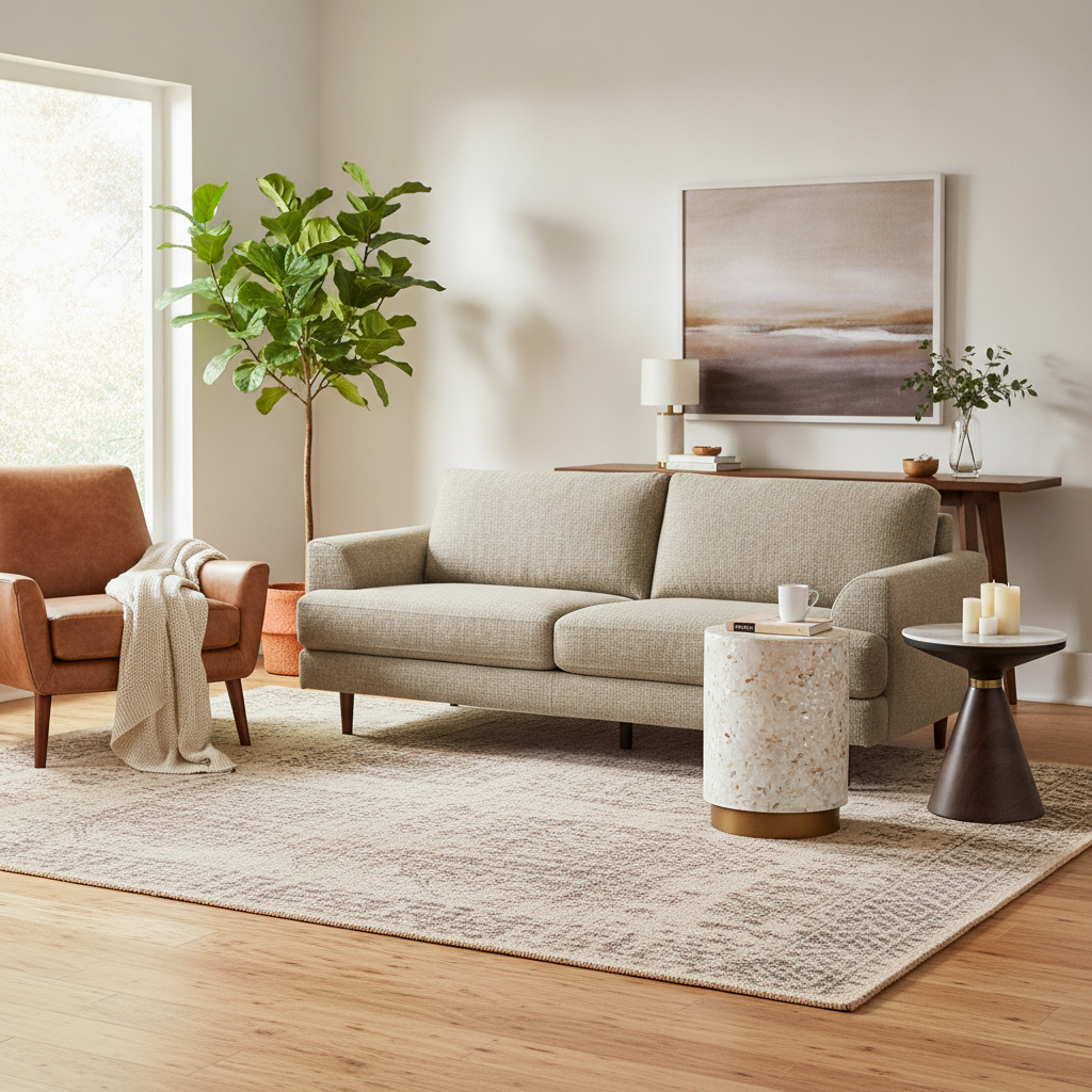 One Room, Done Right: Mid Century Living Room